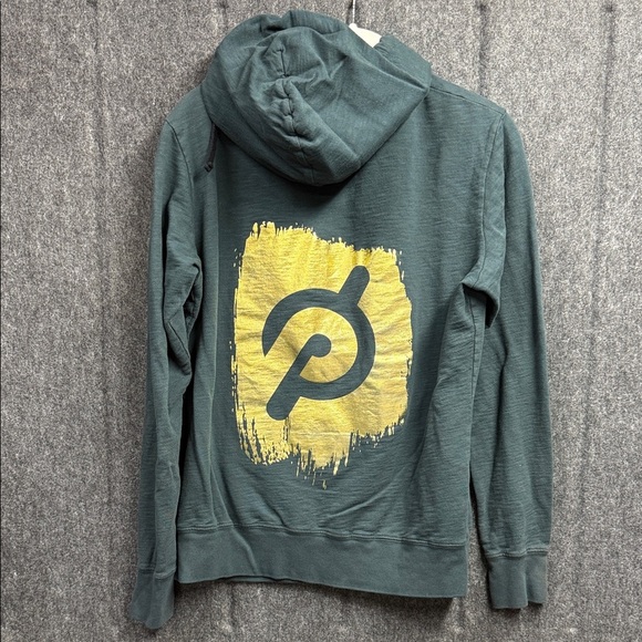 Peloton Teal Green Zip-Up Hoodie - Picture 4 of 7
